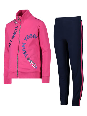 CMP Trainingsanzug in Pink/ Dunkelblau