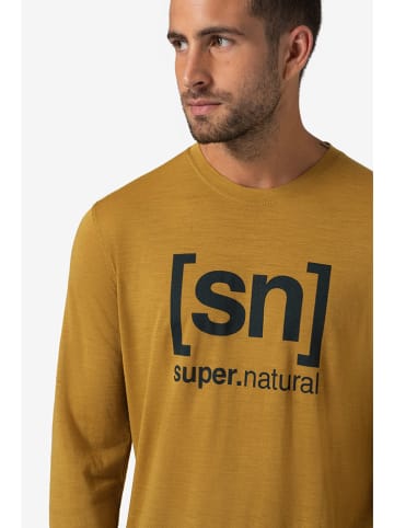 super.natural Koszulka "Logo" w kolorze jasnobrązowym