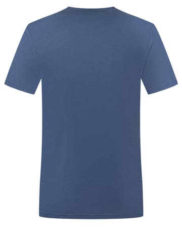 super.natural Koszulka "Sciatore" w kolorze niebieskim