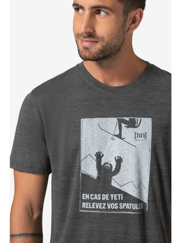 Supernatural Shirt "Yeti" in Anthrazit