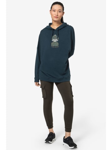 super.natural Hoodie "Snow Cat" in Dunkelblau