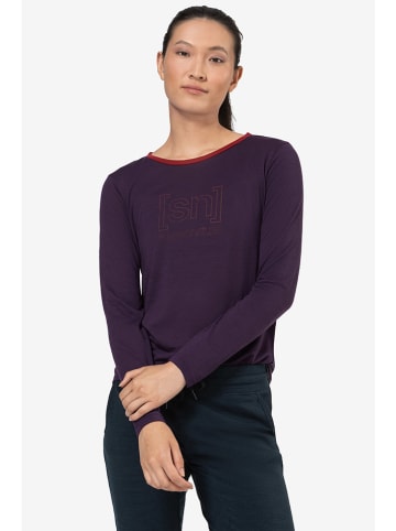 super.natural Longsleeve "Logo" in Lila