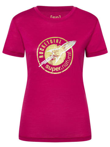 super.natural Funktionsshirt "Rocket 140" in Pink