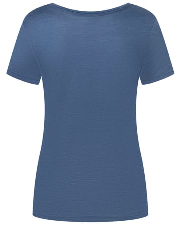 Supernatural Shirt "Mountain Art" in Blau