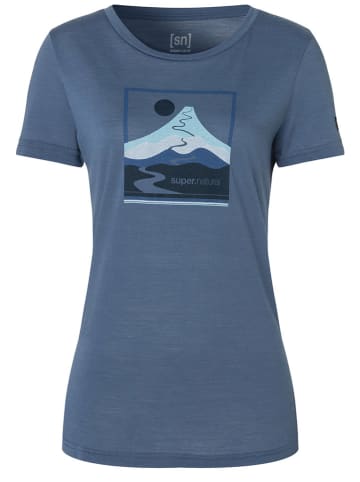 Supernatural Shirt "Trace Hill" in Blau