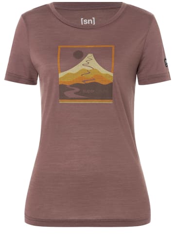 Supernatural Shirt "Trace Hill" in Braun