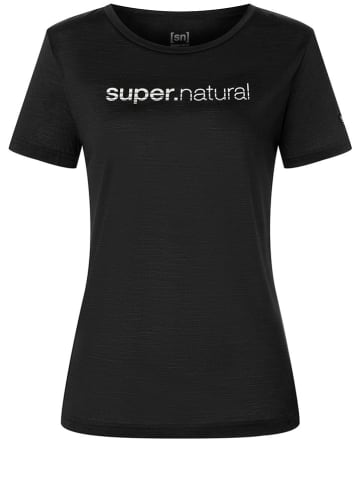 super.natural Shirt "Grid" in Schwarz