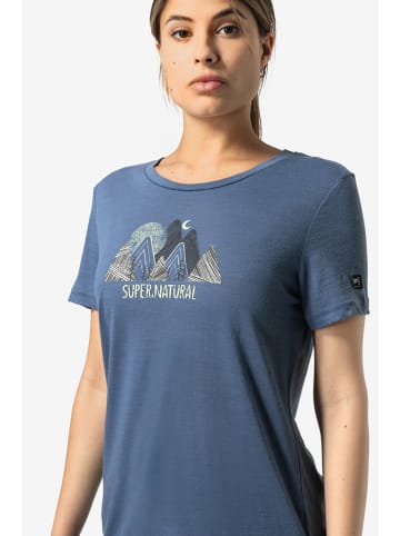 Supernatural Shirt "Triangle Hill" in Blau