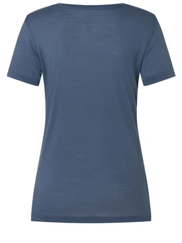 super.natural Shirt "Mountain Mandala" blauw