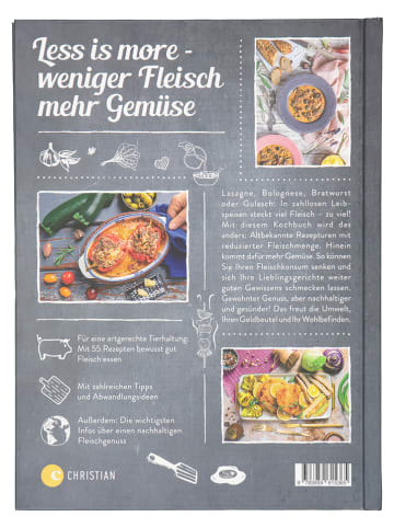 Christian Verlag Kochbuch "Mehr Gemüse. Weniger Fleisch"