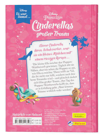 Nelson Erstlesebuch "Disney: Es war einmal...: Cinderellas groÃŸer Traum"