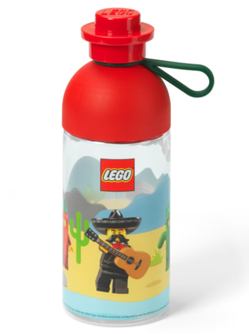 LEGO Trinkflasche "Hydration - Mexico" in Rot/ Transparent - 500 ml