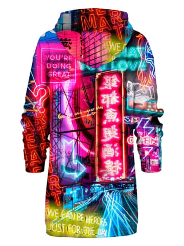 Mr GUGU & MISS GO Sukienka dresowa "Street Neon Oversize" ze wzorem