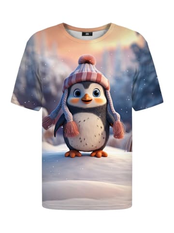 Mr GUGU & MISS GO Koszulka "Cute Penguin" ze wzorem