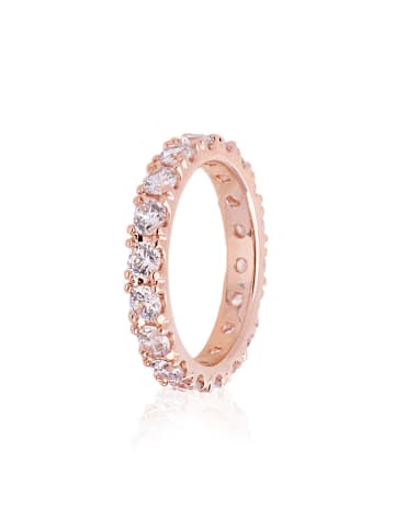 Pandora Rosévergulde ring met edelstenen