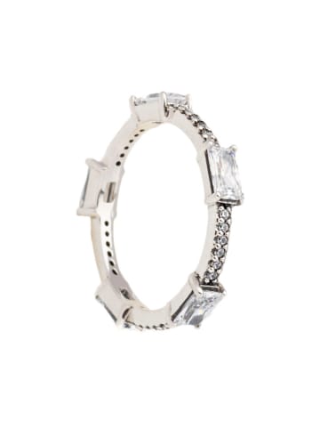 Pandora Silber-Ring mit Edelsteinen