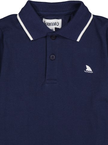 lamino Poloshirt donkerblauw