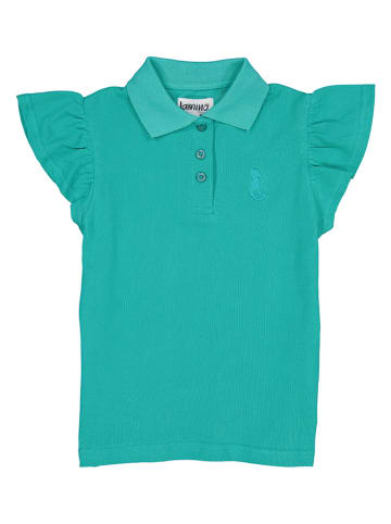 lamino Poloshirt in Türkis