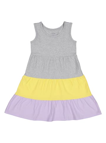 lamino Sukienka w kolorze fioletowo-żółto-szarym