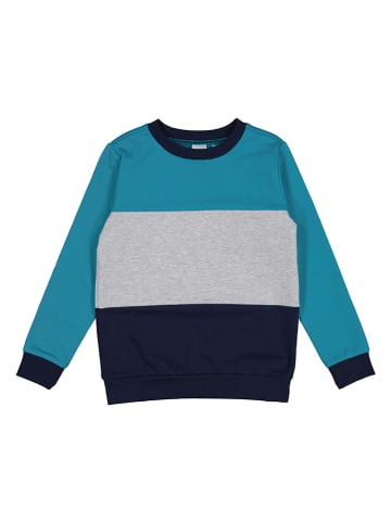 lamino Sweatshirt in Blau/ Grau/ Dunkelblau