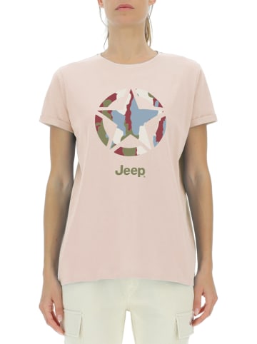 Jeep Koszulka w kolorze jasnoróżowym