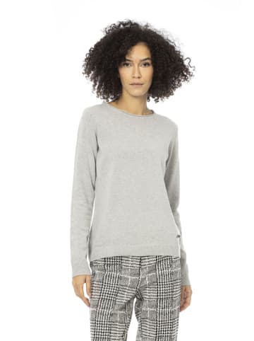 Baldinini Trend Sweter w kolorze szarym