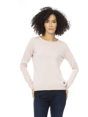 Baldinini Trend Sweter w kolorze kremowym