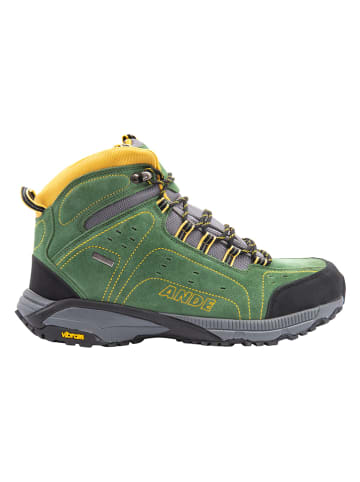 Ande Buty trekkingowe "Solda" w kolorze zielono-żółtym