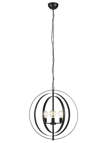 Markslojd Lampa wisząca "Orbit" w kolorze czarnym  - wys. 76 x Ø 69,5 cm