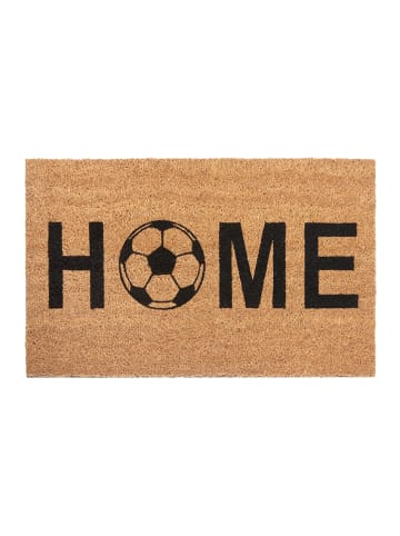 Hanse Home Kokos-Fußmatte "Home Soccer" in Beige