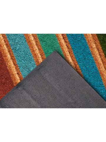 Hanse Home Kokos-Fußmatte "Colorful Stripes" in Bunt