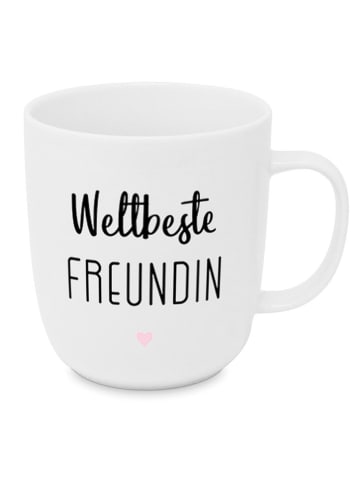 ppd Jumbotasse "Weltbeste Freundin" in Weiß - 350 ml
