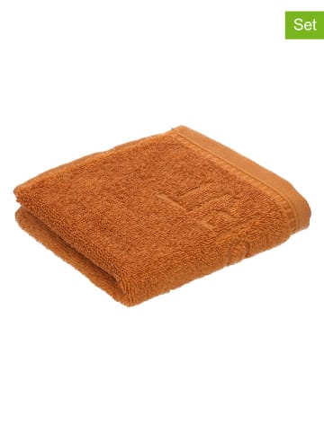 ESPRIT Ręczniki (6 szt.) "Modern solid" w kolorze jasnobrązowym do gości