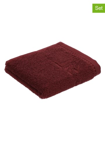ESPRIT Ręczniki (6 szt.) "Modern solid" w kolorze bordowym dla gości