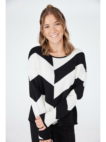LIEBLINGSSTÜCK Sweter w kolorze biało-czarnym