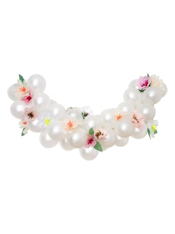 Meri Meri Ballongirlande "Flowers" in Weiß