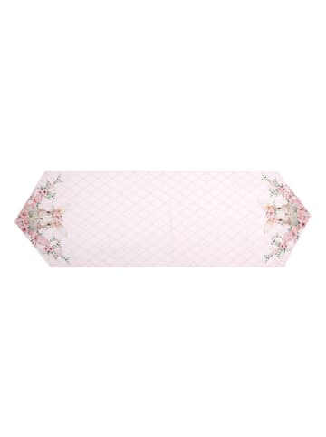 Clayre & Eef Tafelloper lichtroze - (L)160 x (B)50 cm