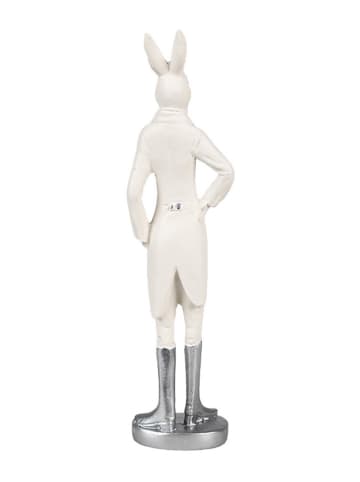 Clayre & Eef Decoratief figuur "Konijntje" wit - (B)5 x (H)20 cm