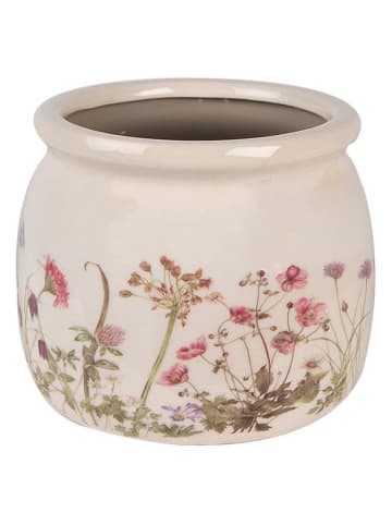 Clayre & Eef Bloempot beige - (H)13 x Ø 16 cm