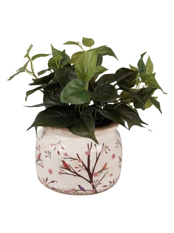 Clayre & Eef Blumentopf in Beige - (H)15 x Ø 20 cm