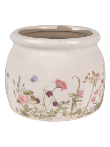 Clayre & Eef Doniczka w kolorze beżowym - 10 x Ø 12 cm