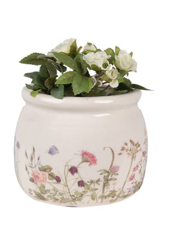 Clayre & Eef Bloempot beige - (H)10 x Ø 12 cm