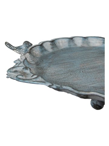 Clayre & Eef Vogelfutter-Schale in Blau - Ø 37 cm