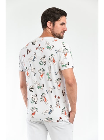 Moschino Shirt wit/meerkleurig