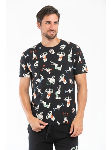 Moschino Shirt in Schwarz/ Bunt