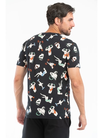 Moschino Shirt in Schwarz/ Bunt