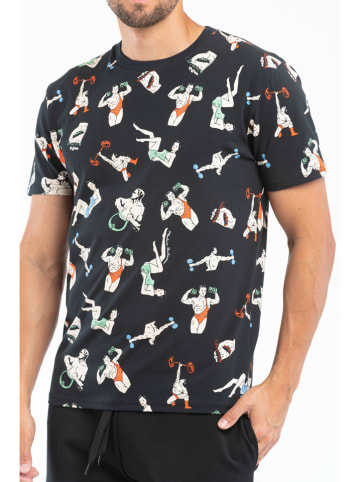 Moschino Shirt in Schwarz/ Bunt