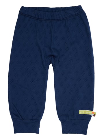 loud + proud Spodnie w kolorze granatowym