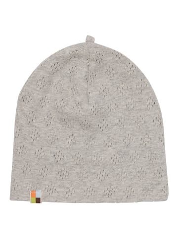 loud + proud Czapka beanie w kolorze szarym