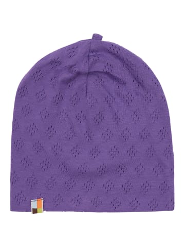 loud + proud Czapka beanie w kolorze fioletowym